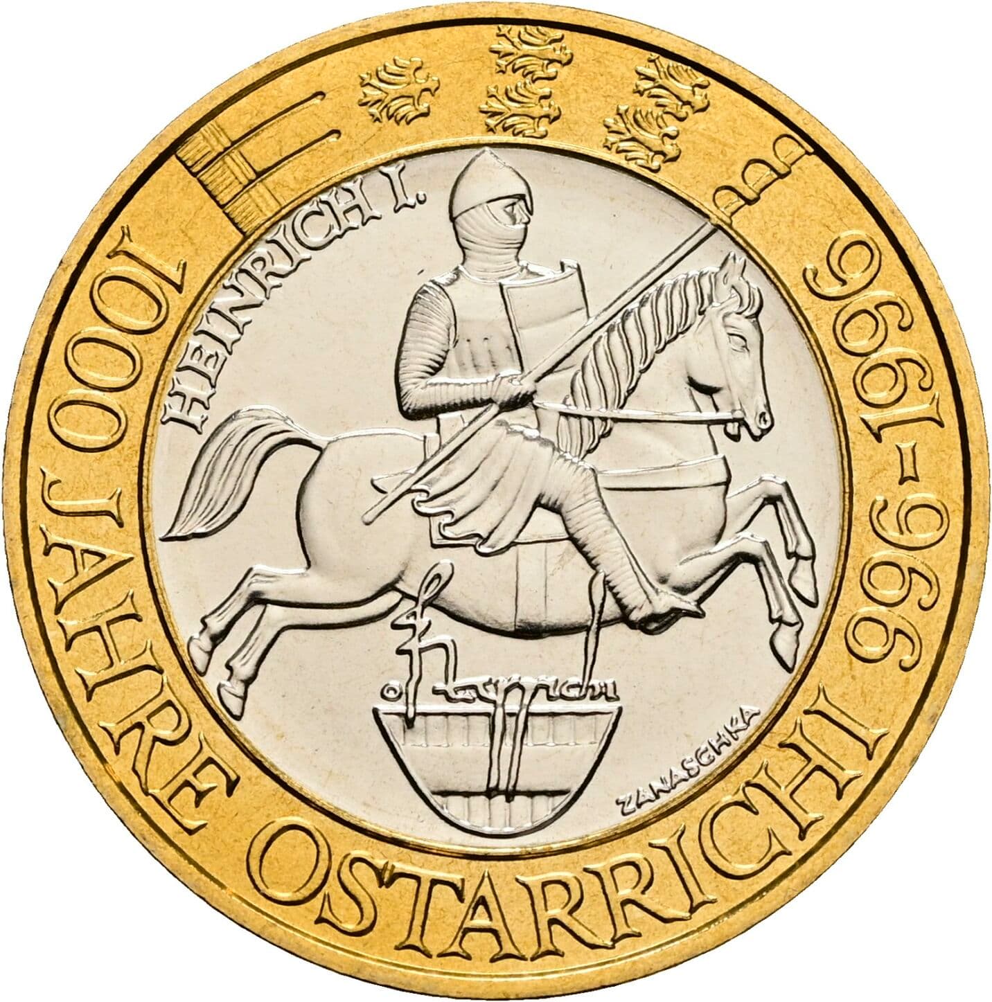50 Schilling 1996 – Rückseite