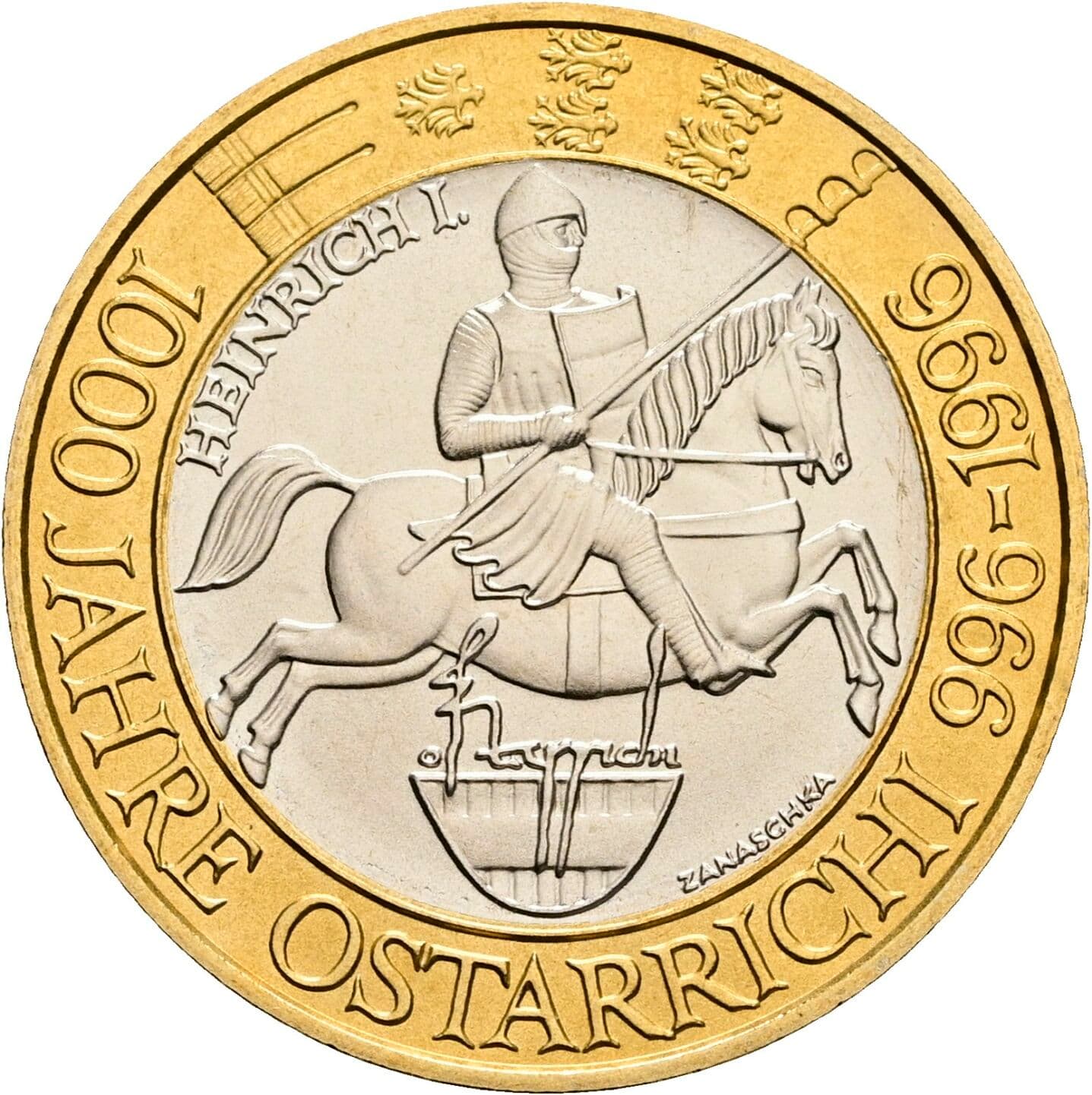 50 Schilling 1996 – Rückseite