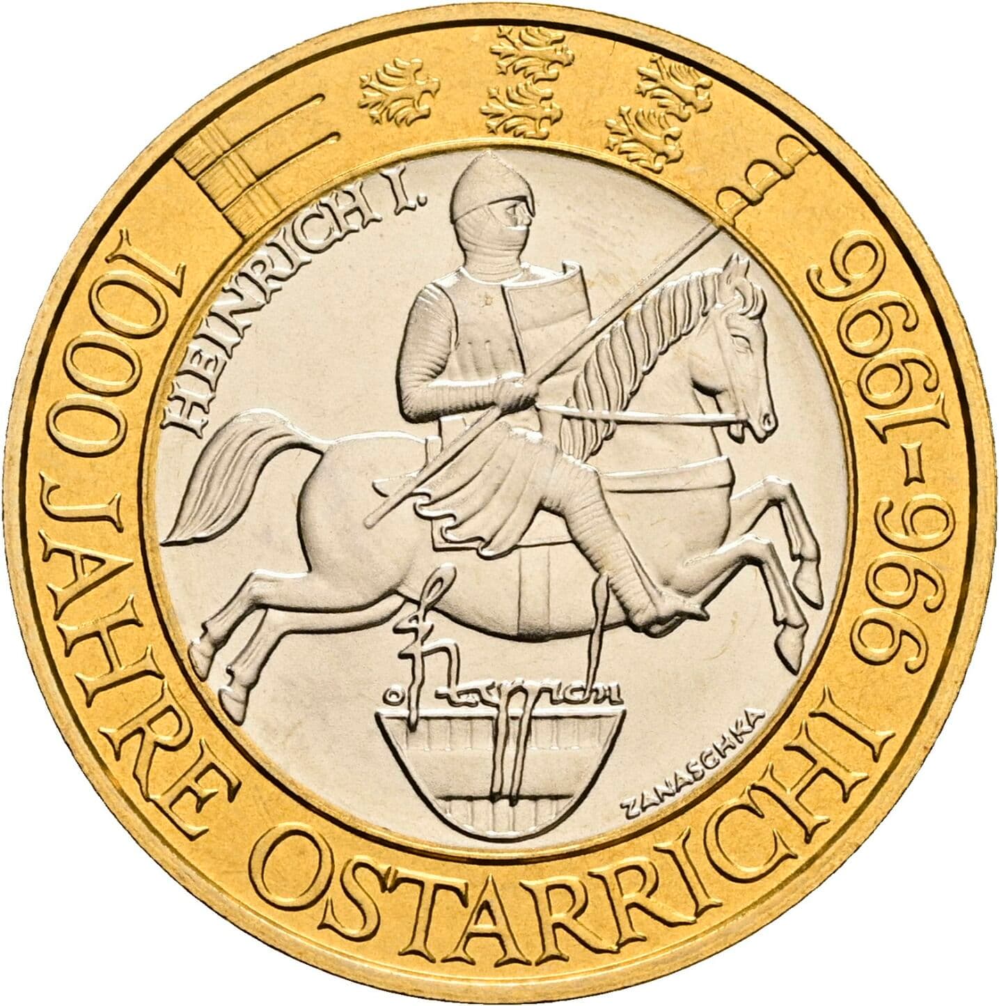 50 Schilling 1996 – Rückseite