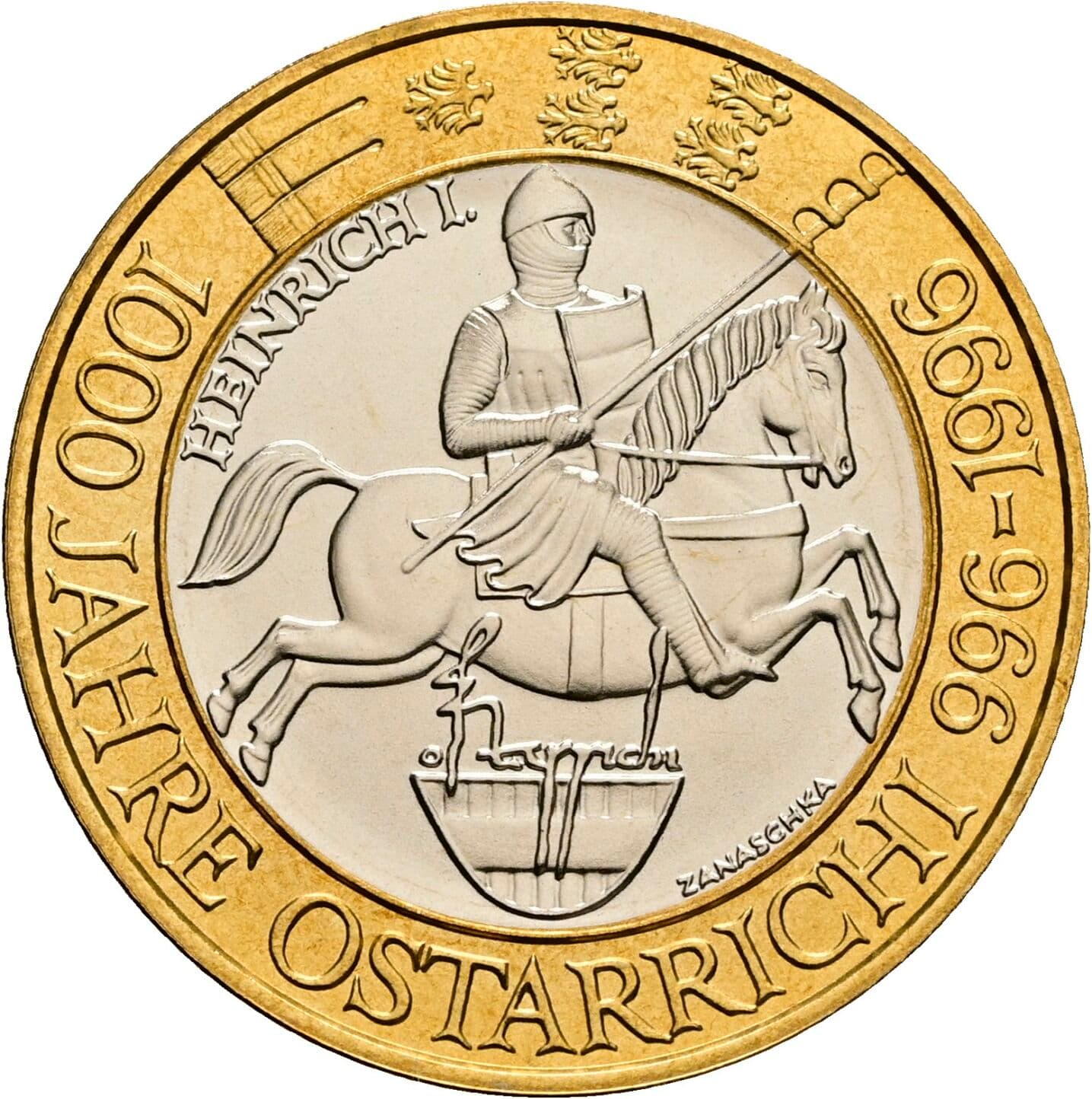 50 Schilling 1996 – Rückseite