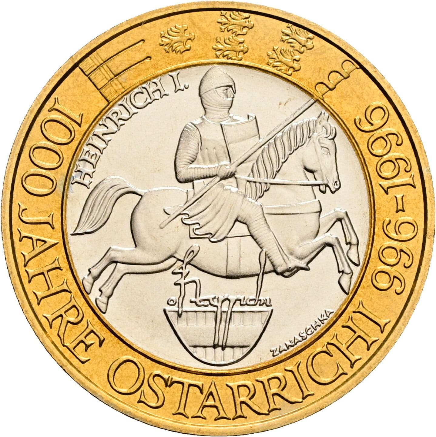 50 Schilling 1996 – Rückseite