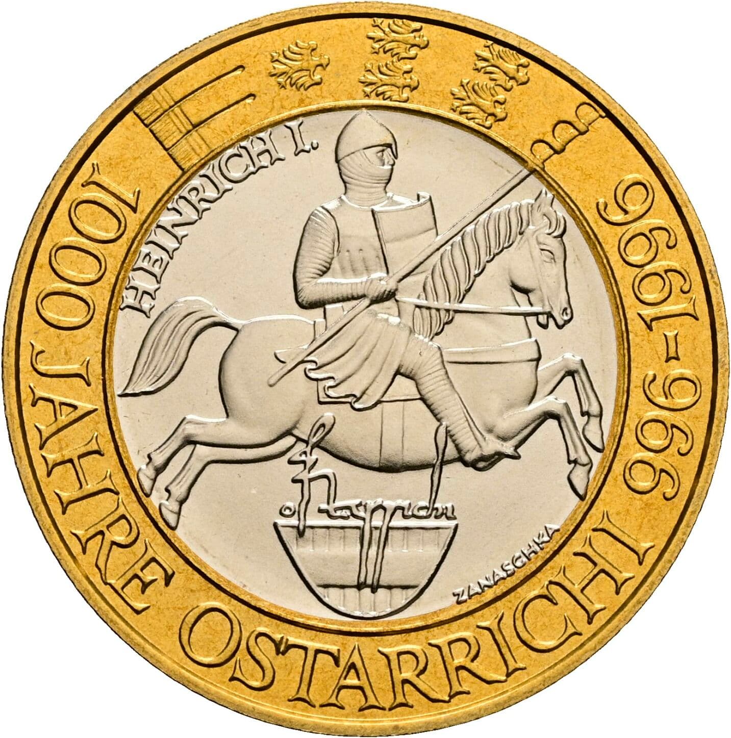 50 Schilling 1996 – Rückseite