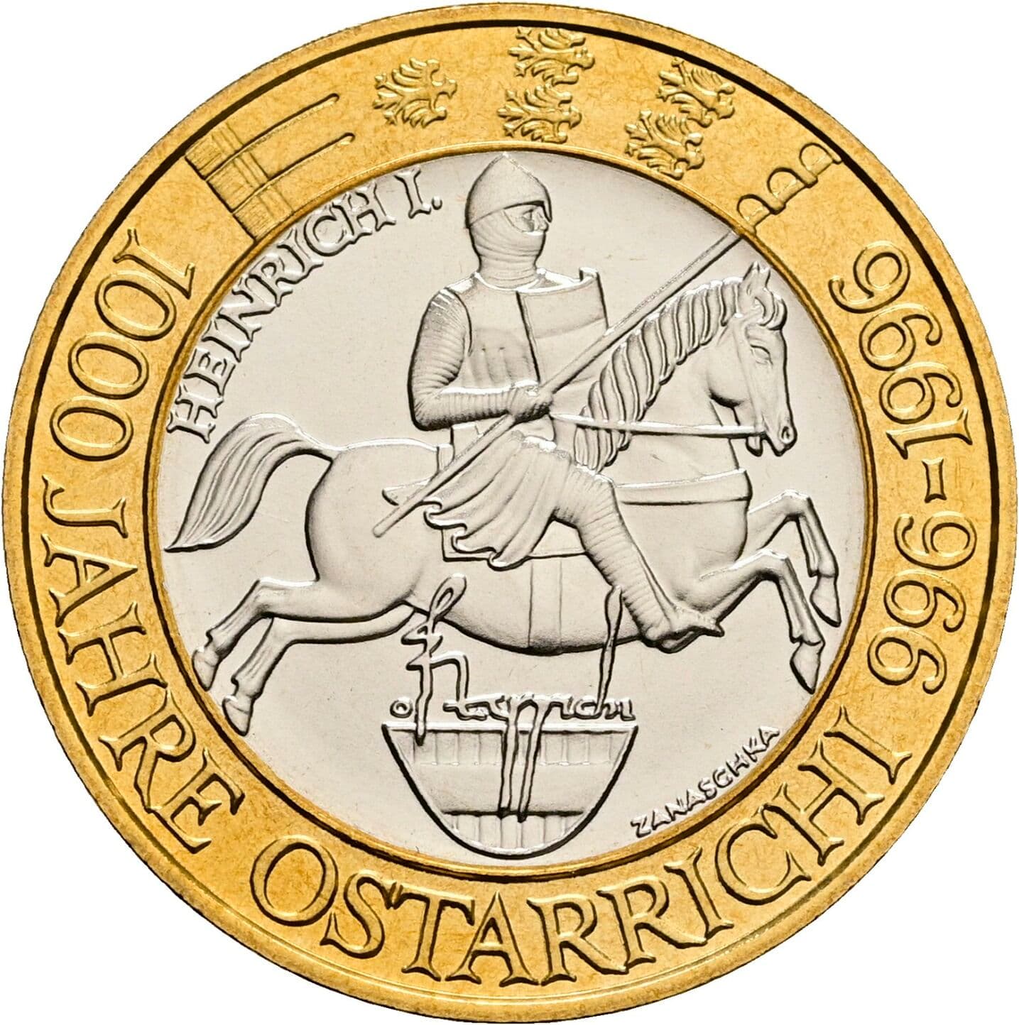 50 Schilling 1996 – Rückseite