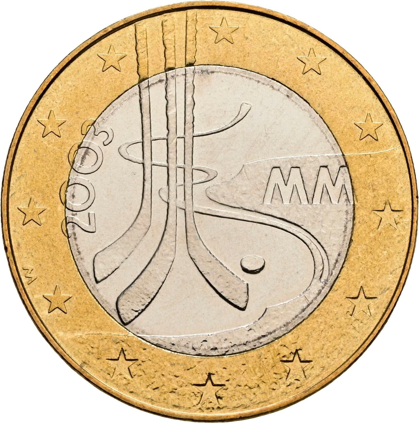 5 Euro 2003 – Rückseite