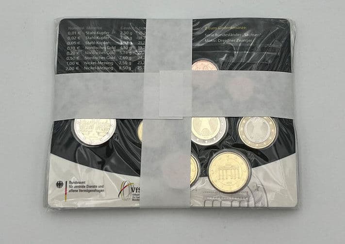 5 Stück Euro Coin Sets