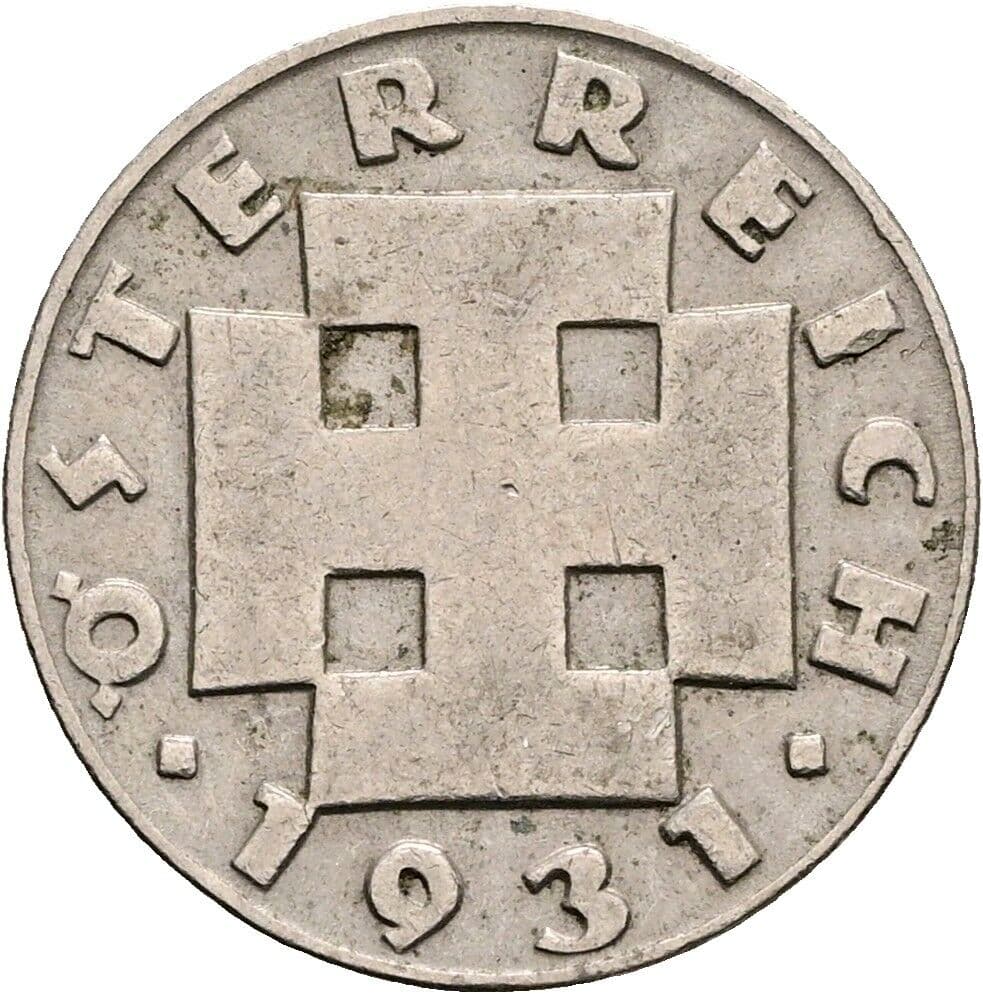 5 Groschen 1931 – Rückseite