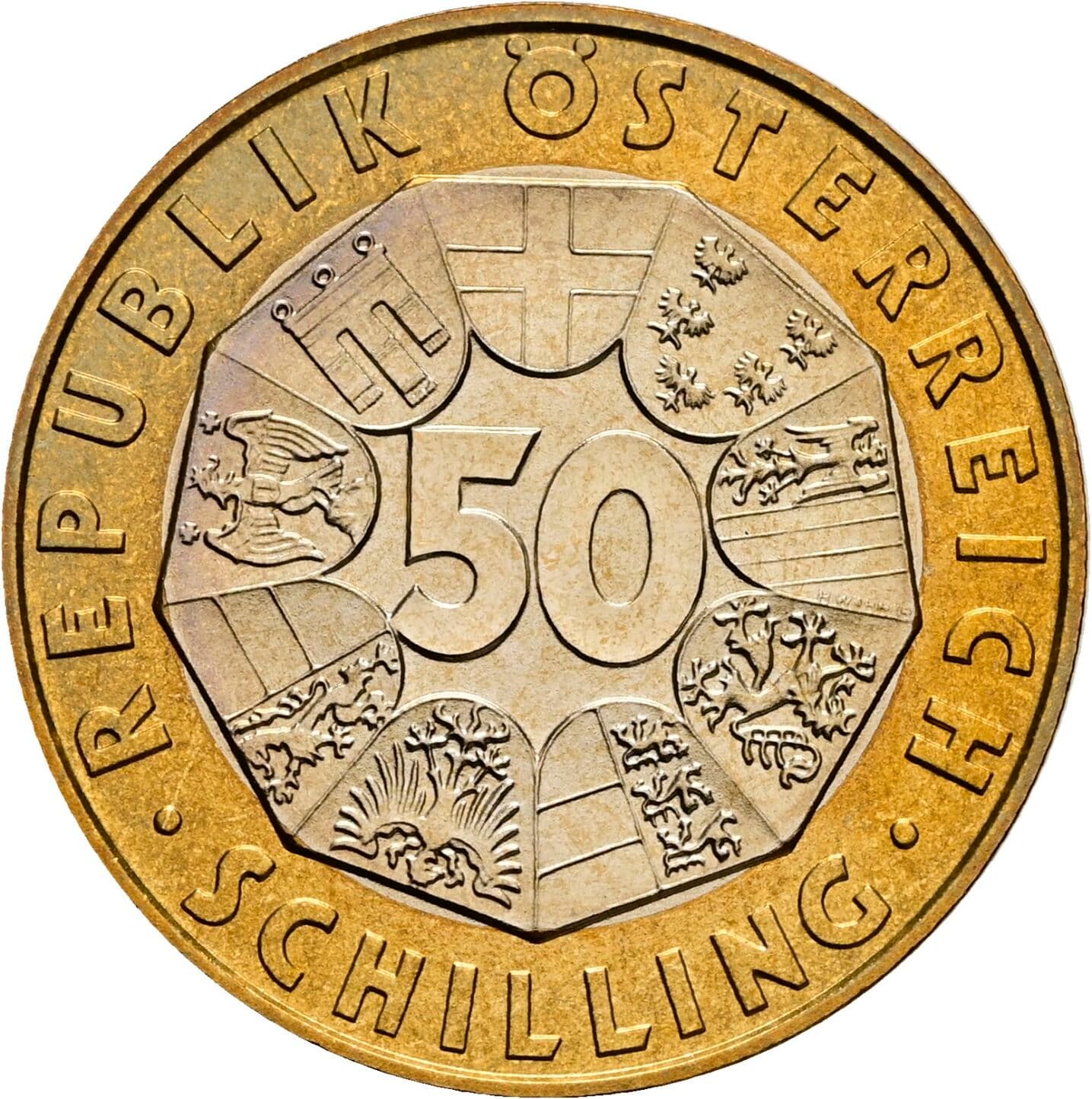 50 Schilling 2000 – Vorderseite