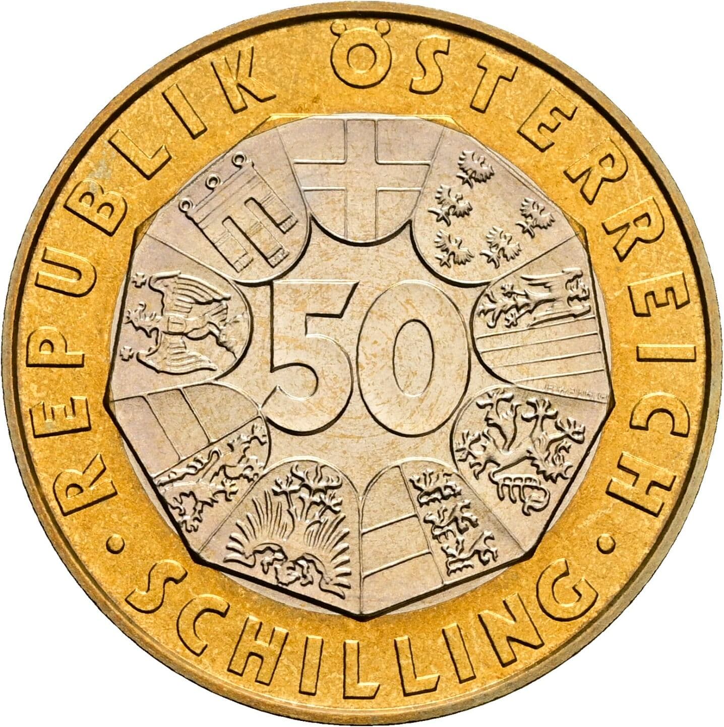 50 Schilling 2000 – Vorderseite