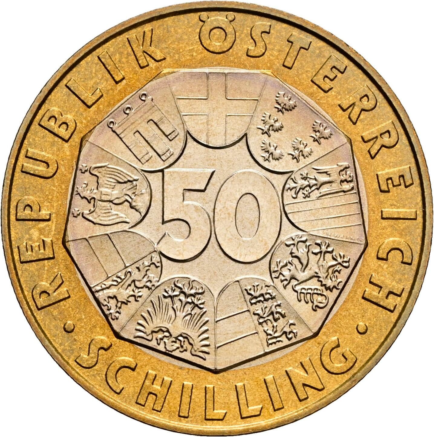 50 Schilling 2000 – Vorderseite