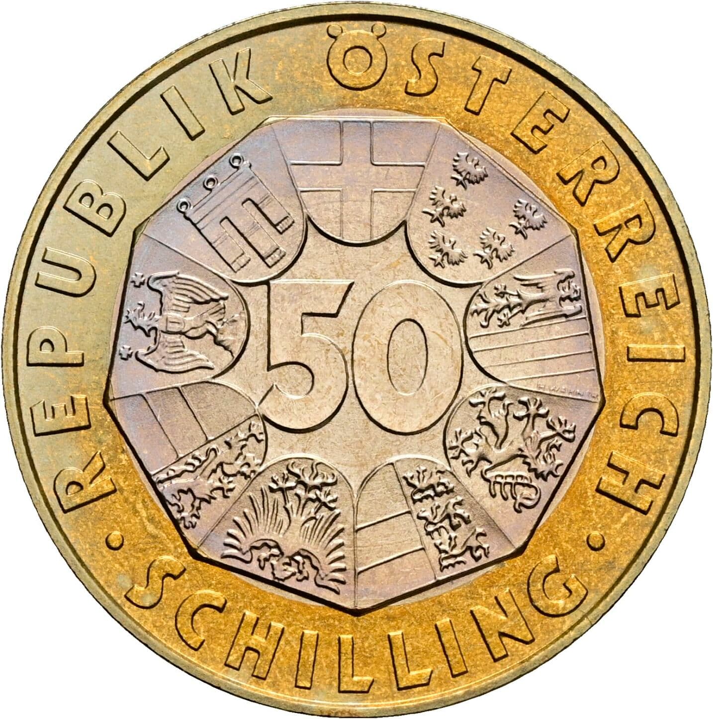 50 Schilling 2000 – Vorderseite