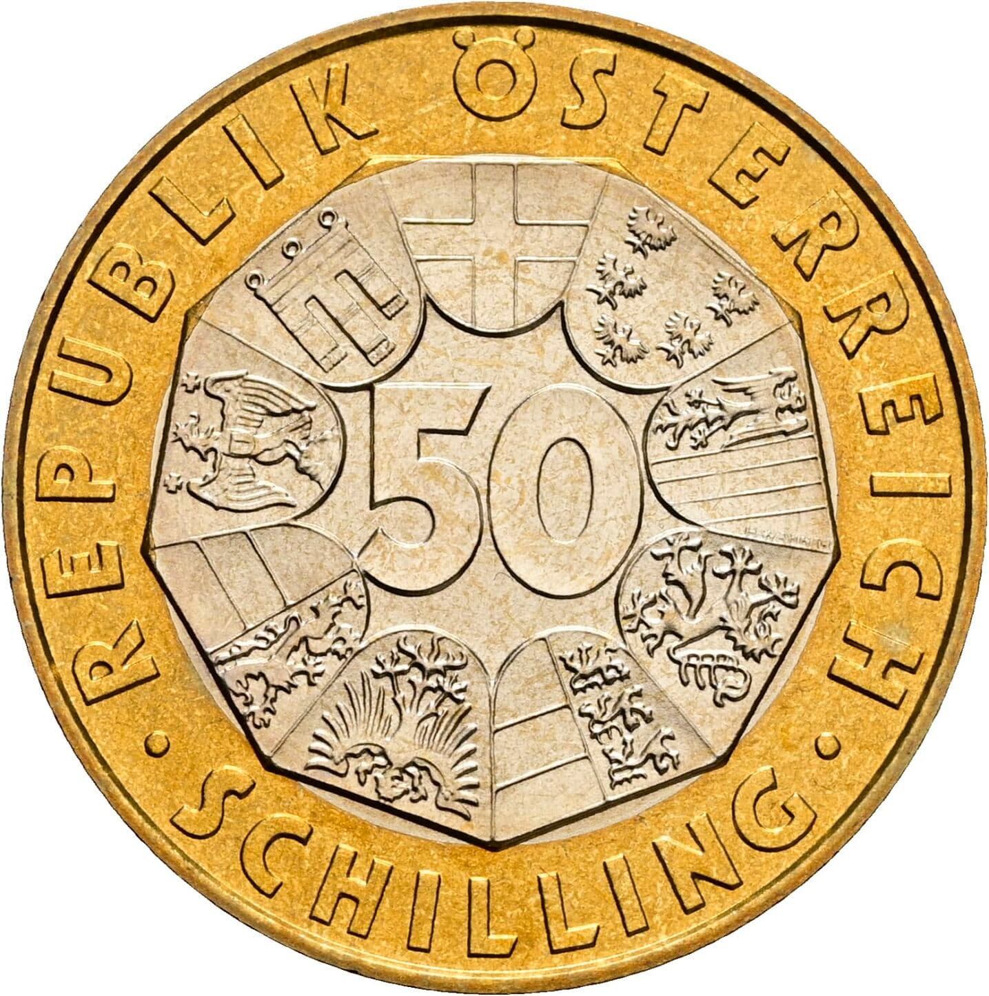 50 Schilling 2000 – Vorderseite