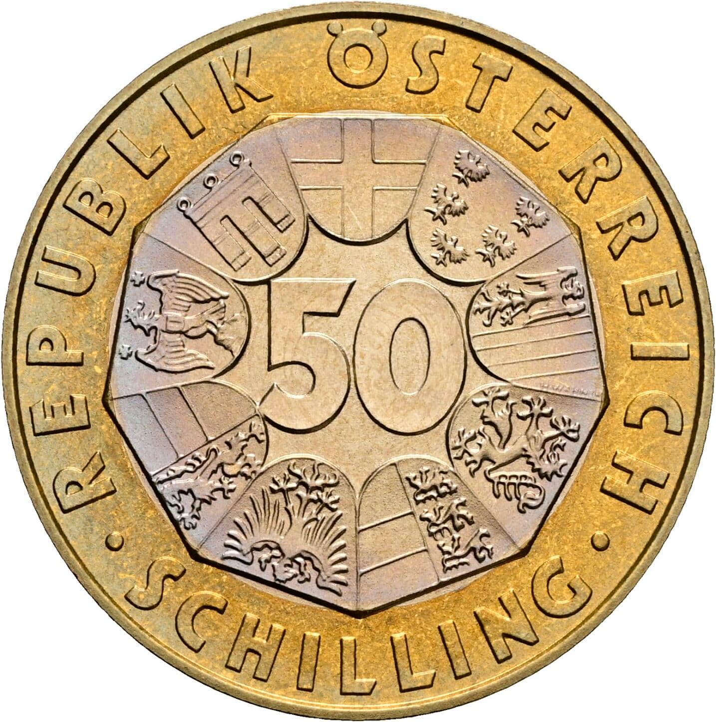 50 Schilling 2000 – Vorderseite