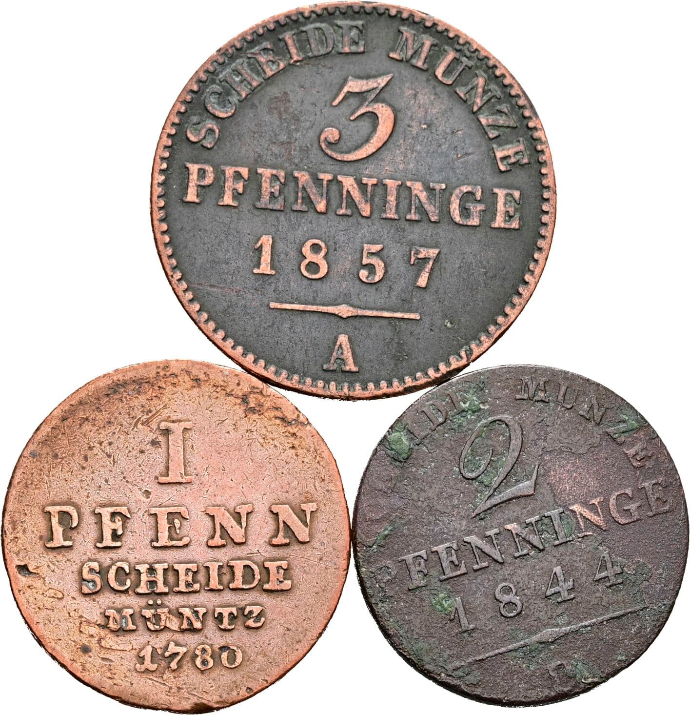 Lot 3 Stück Kleinmünzen