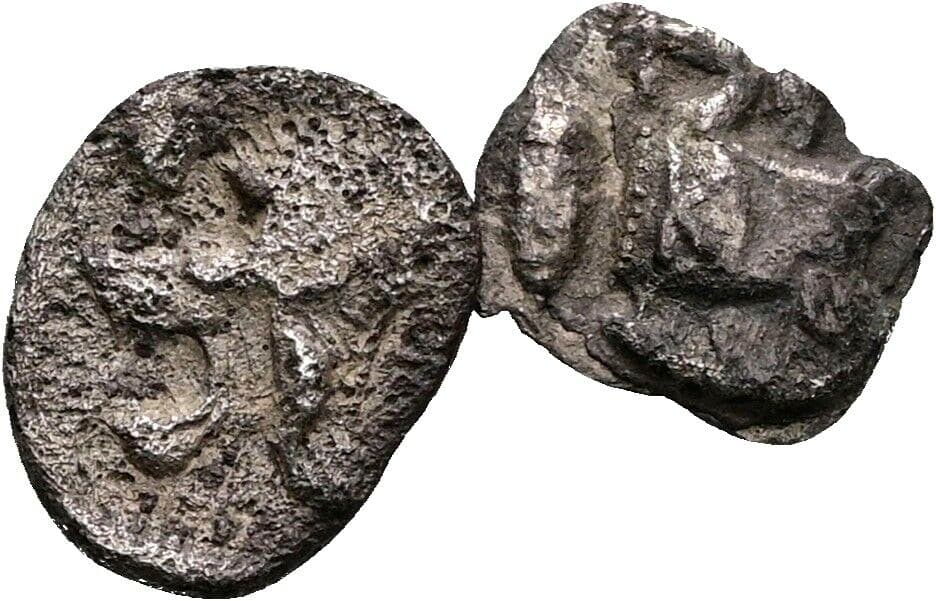 Lot 2 Stück Hemiobol