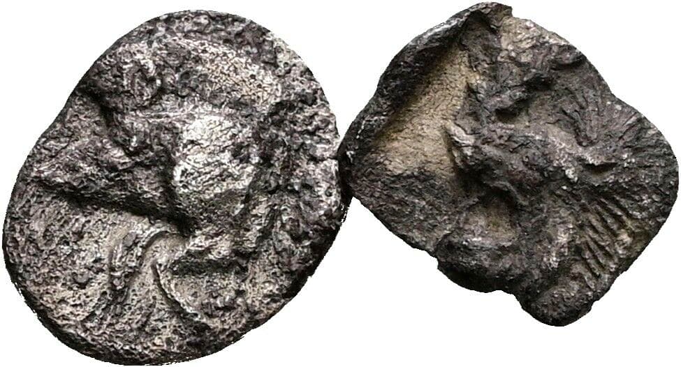 Lot 2 Stück Hemiobol