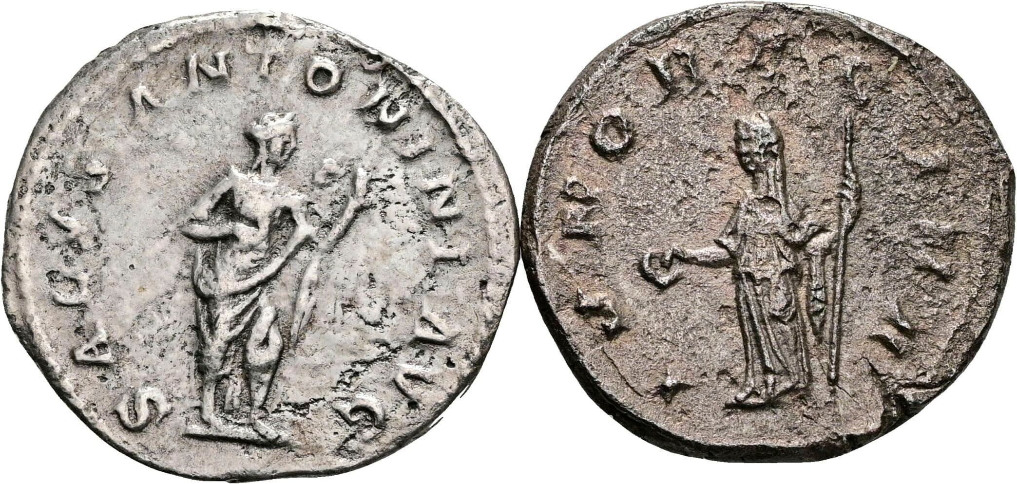 Lot 2 Stück Antoniniane