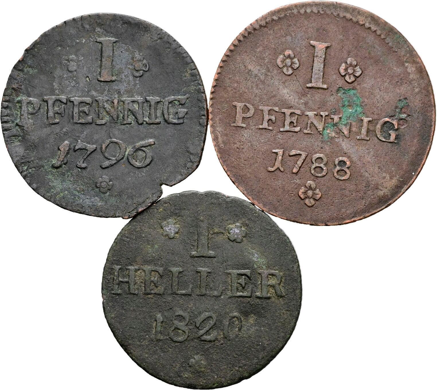 Lot 3 Stück Münzen