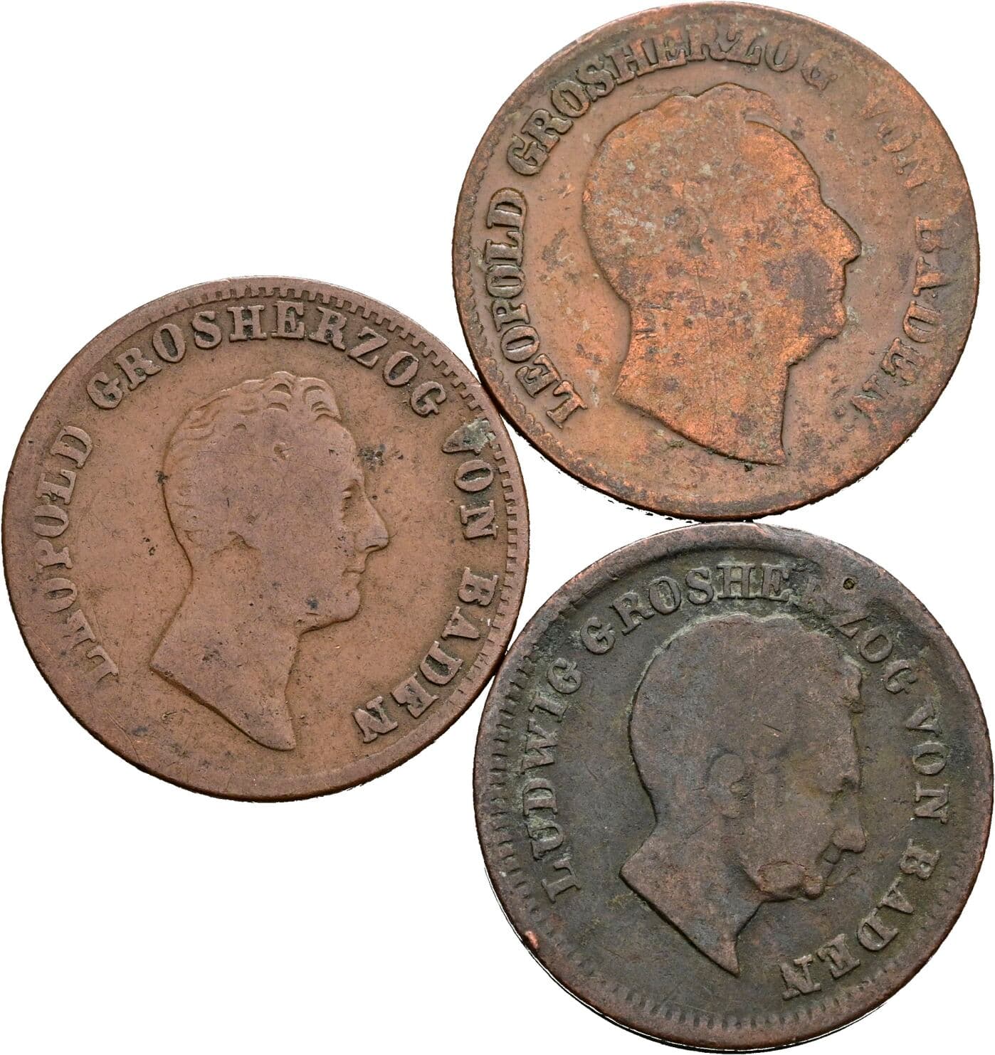 Lot 3 Stück 1 Kreuzer