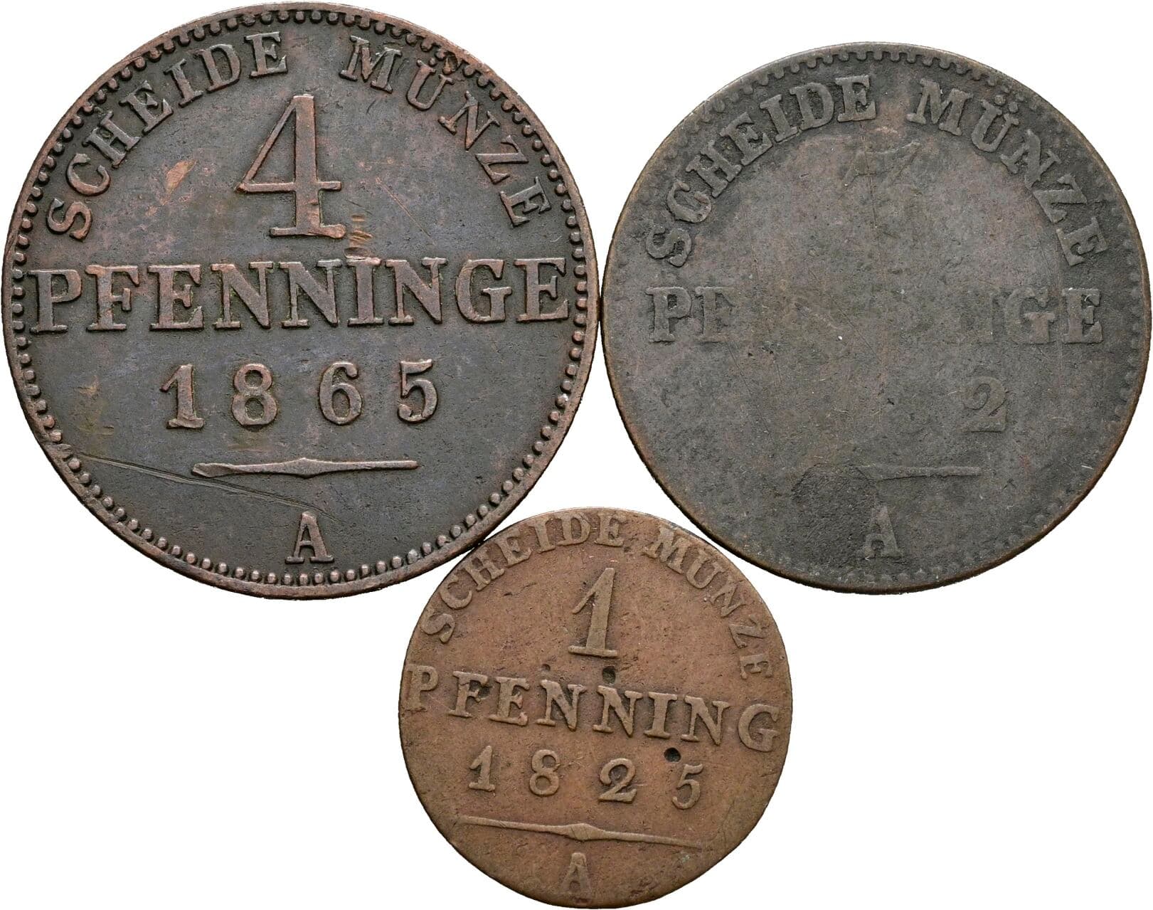 Lot 3 Stück Kleinmünzen