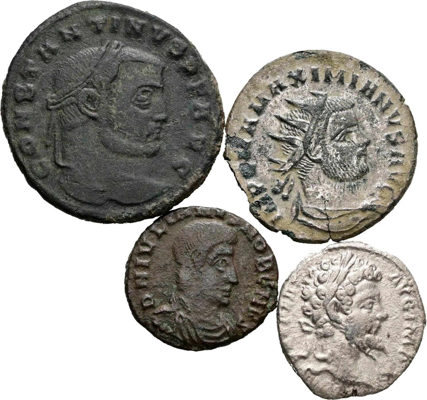 Denar, 3 Stück unbestimmte Münzen