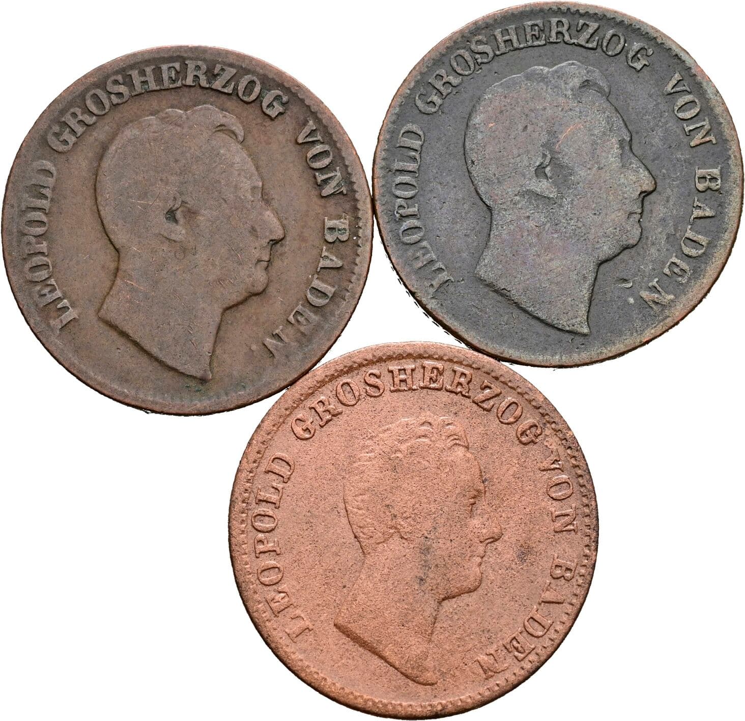 Lot 3 Stück 1 Kreuzer