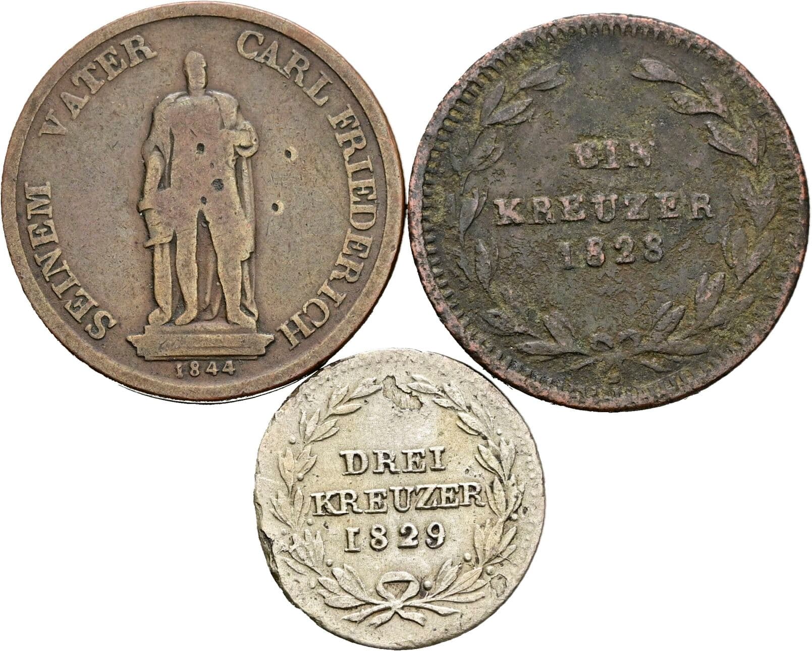 Lot 3 Stück Kreuzer