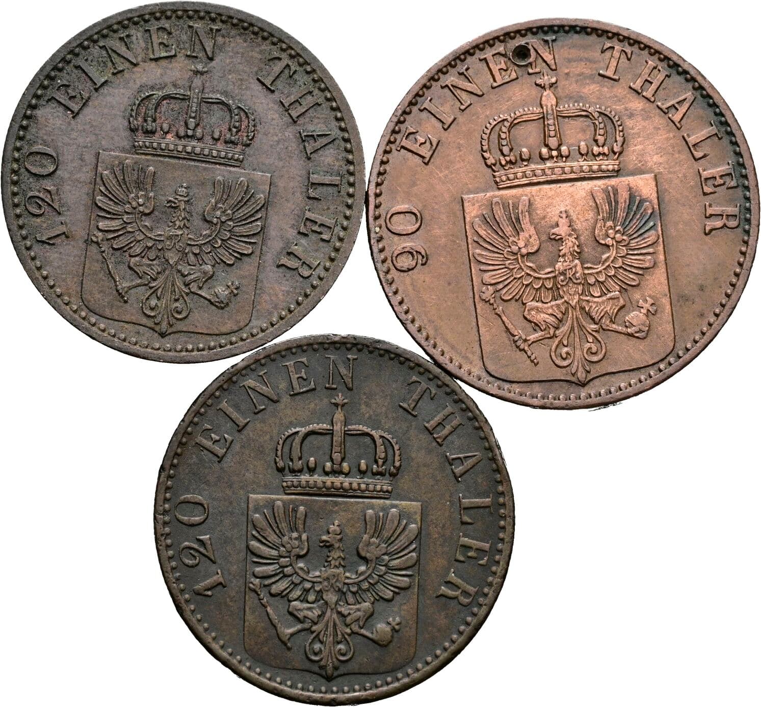 Lot 3 Stück Kleinmünzen