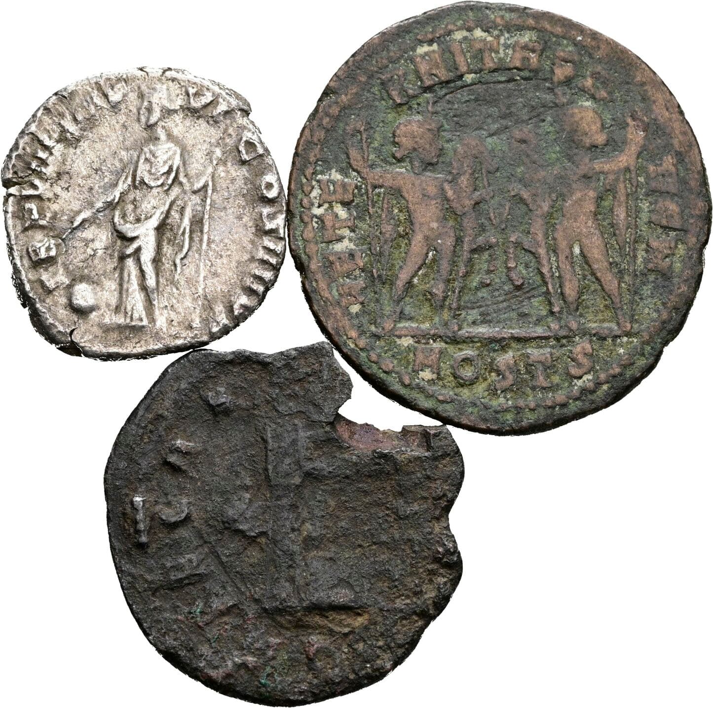 Denar, Bronzemünzen