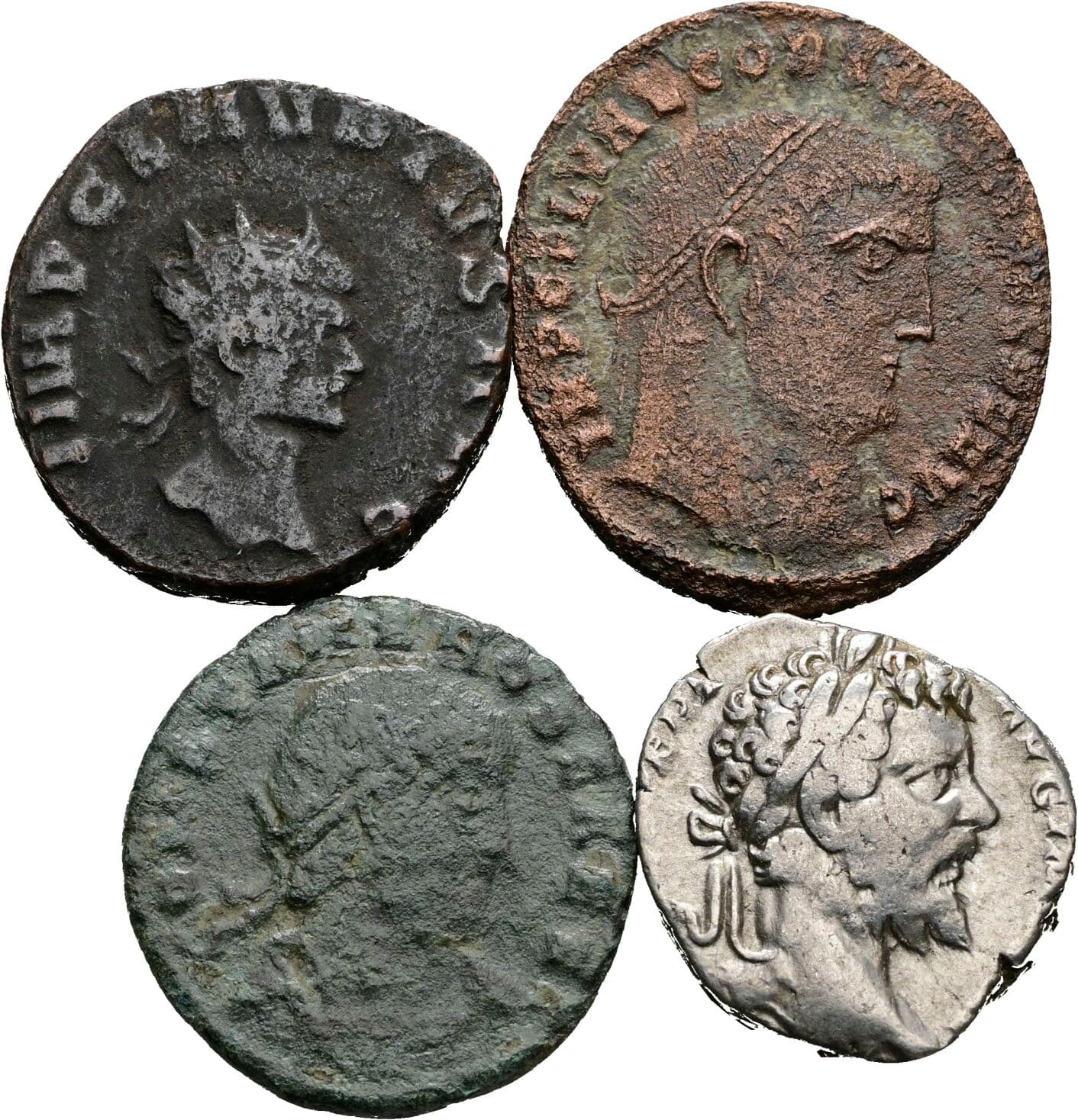 Lot 4 Stück Münzen