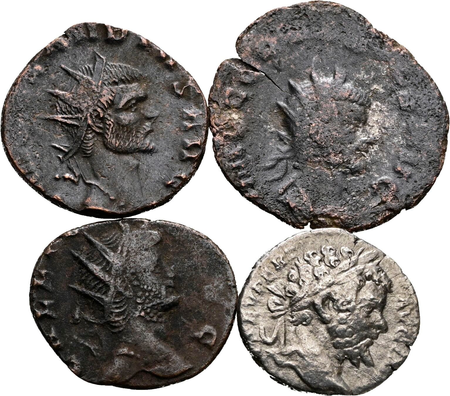 Lot 4 Stück Münzen