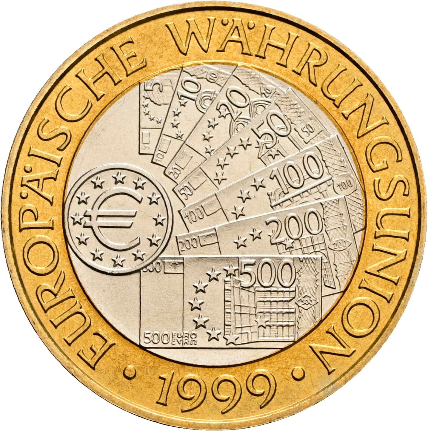 50 Schilling 1999 – Rückseite