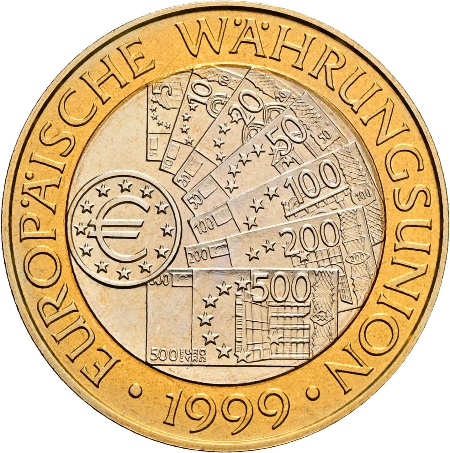 50 Schilling 1999 – Rückseite