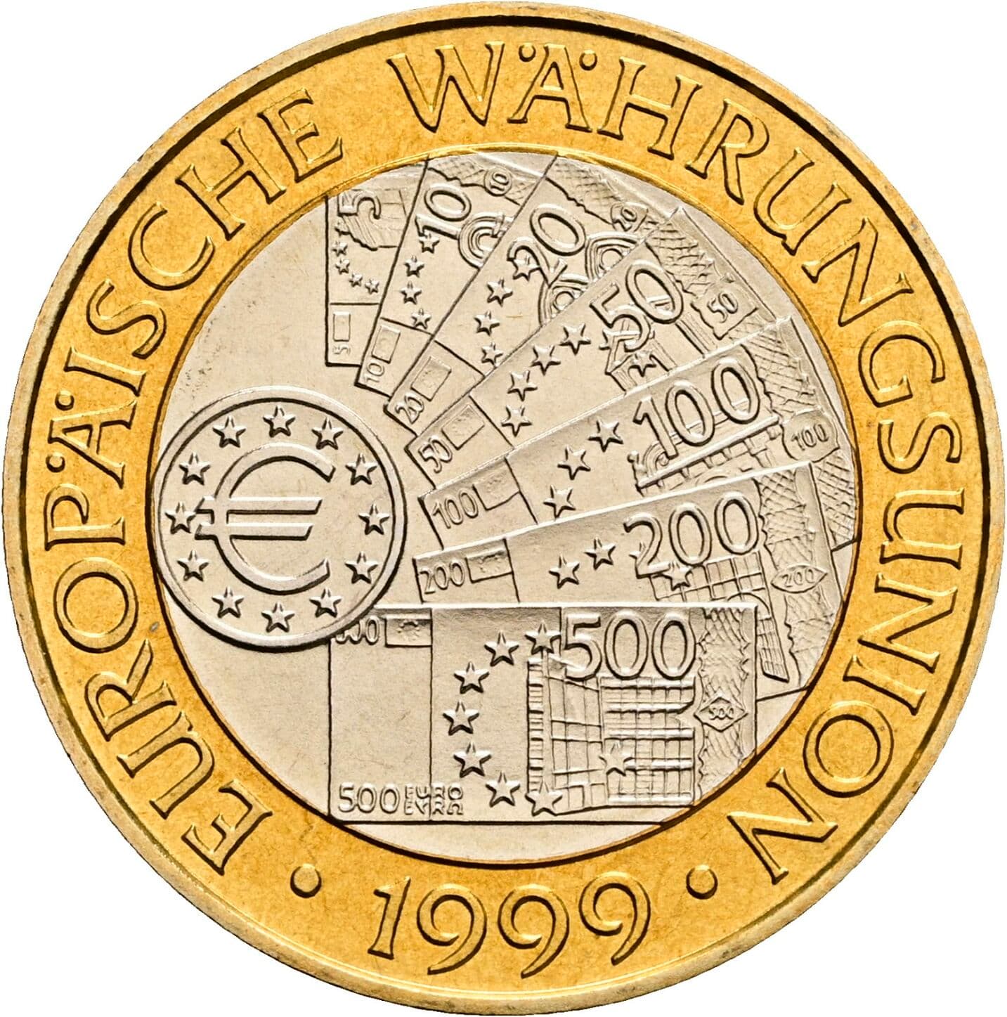 50 Schilling 1999 – Rückseite