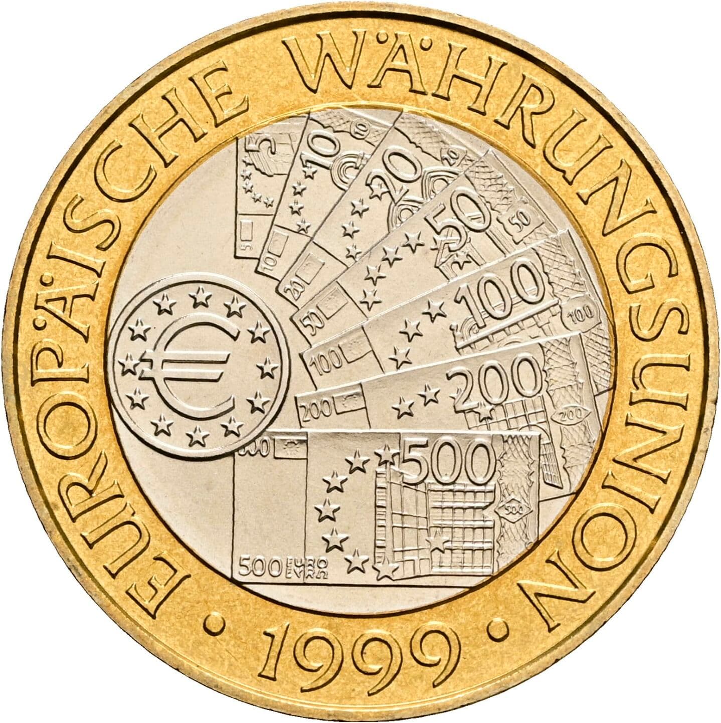 50 Schilling 1999 – Rückseite