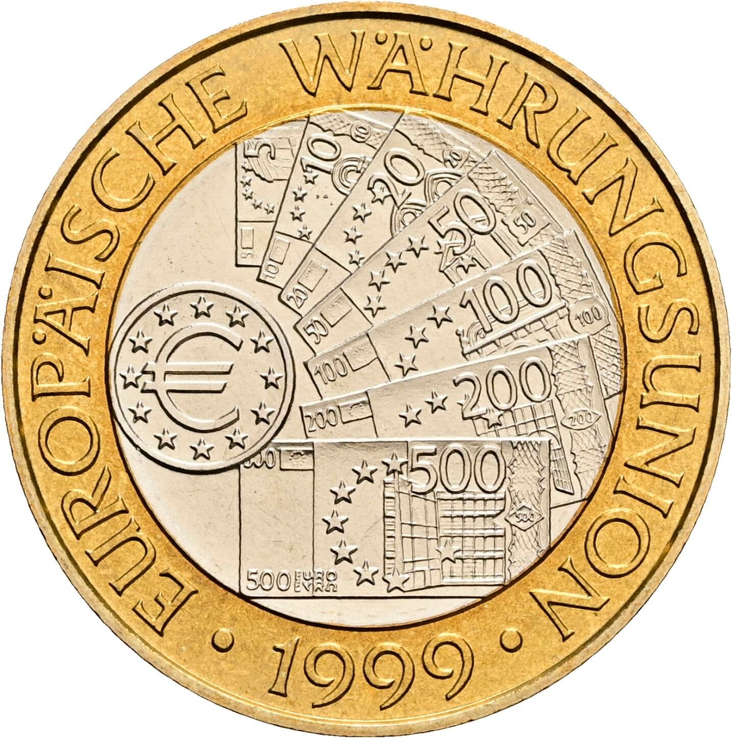 50 Schilling 1999 – Rückseite