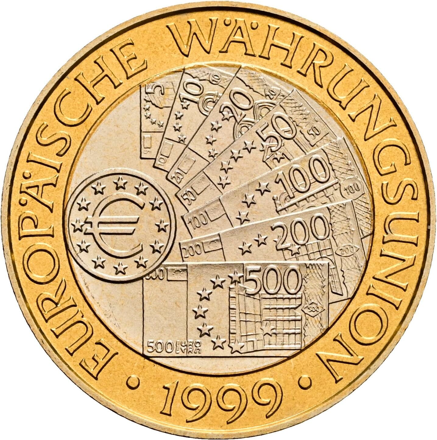 50 Schilling 1999 – Rückseite