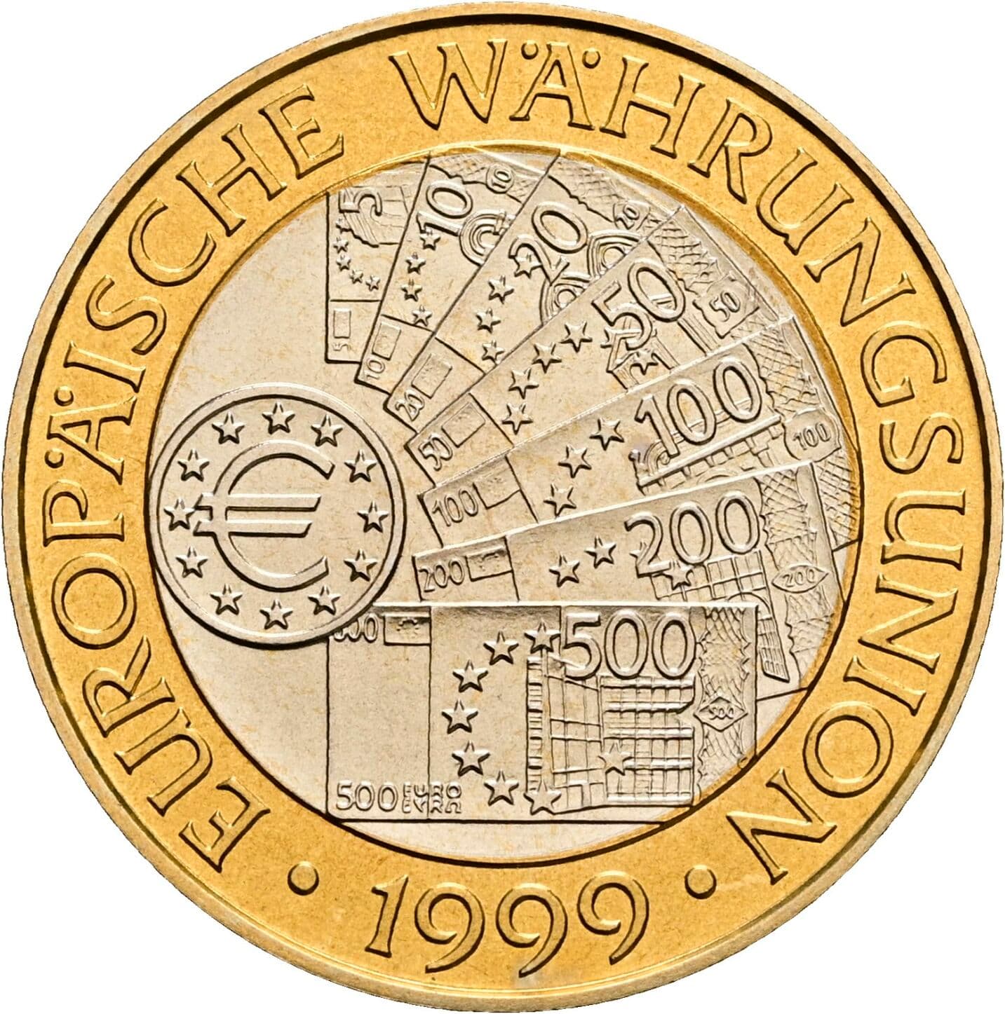 50 Schilling 1999 – Rückseite