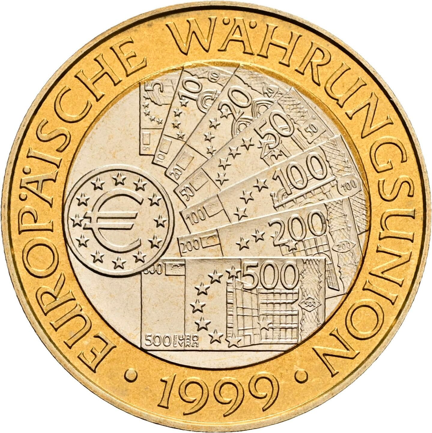 50 Schilling 1999 – Rückseite