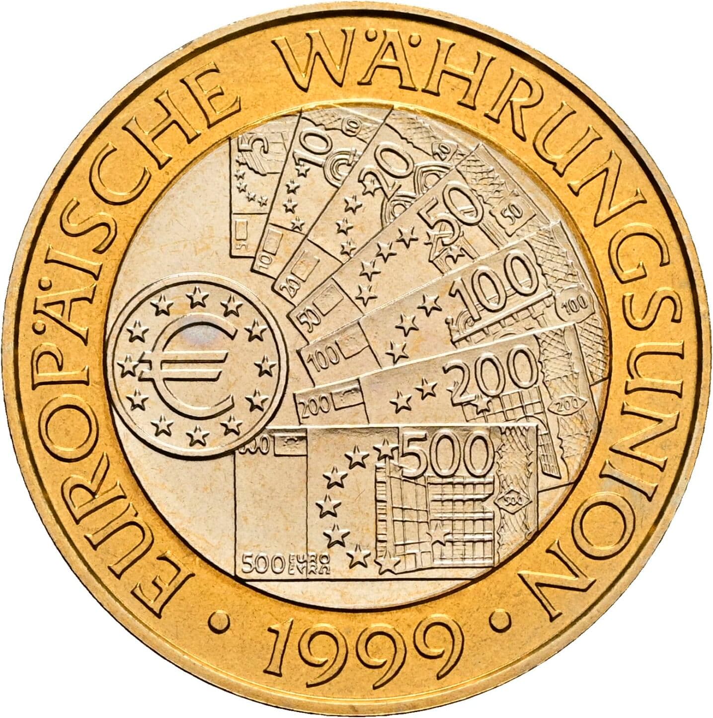 50 Schilling 1999 – Rückseite