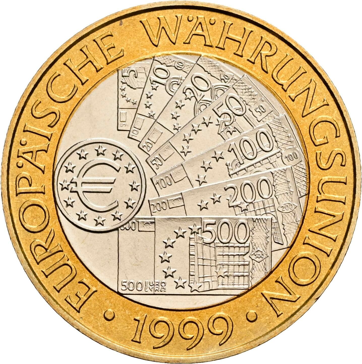50 Schilling 1999 – Rückseite