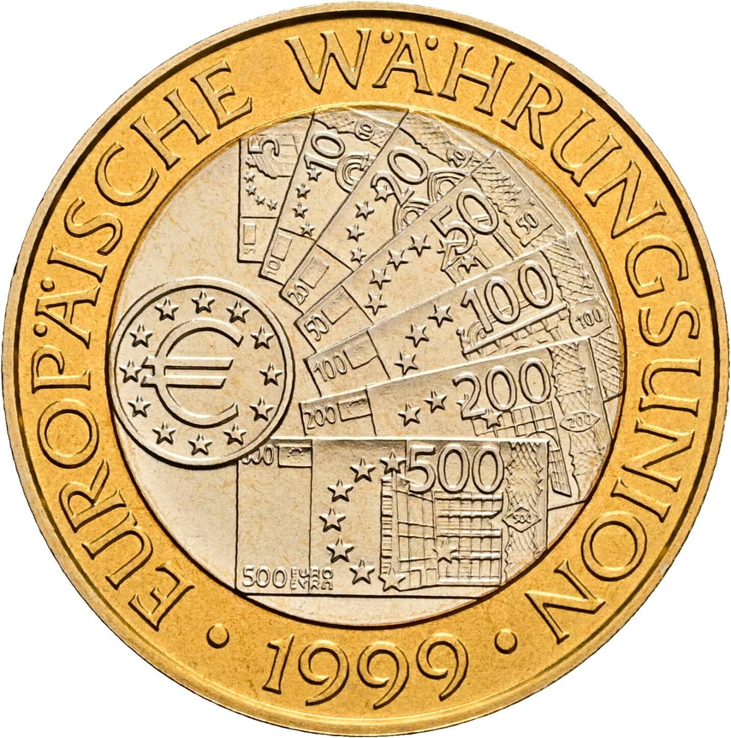 50 Schilling 1999 – Rückseite