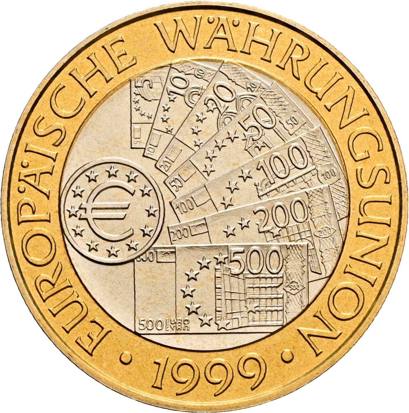 50 Schilling 1999 – Rückseite