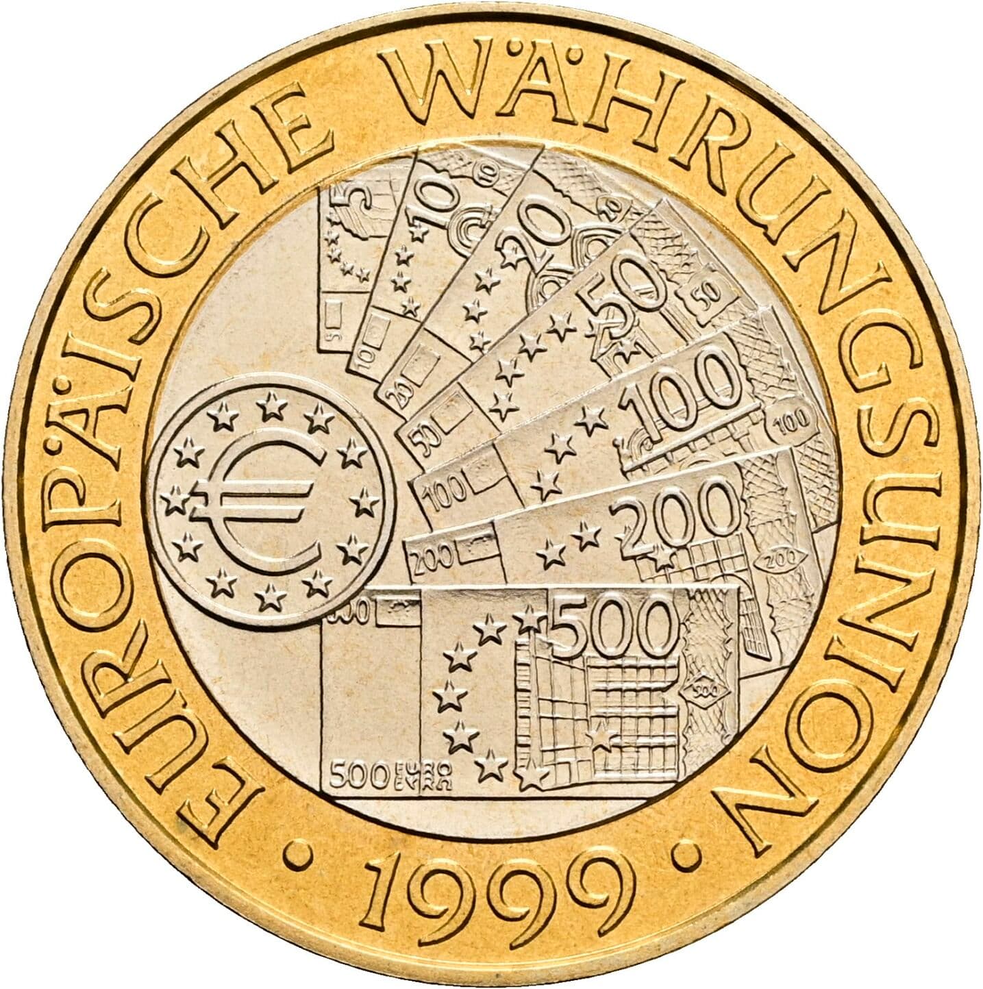 50 Schilling 1999 – Rückseite