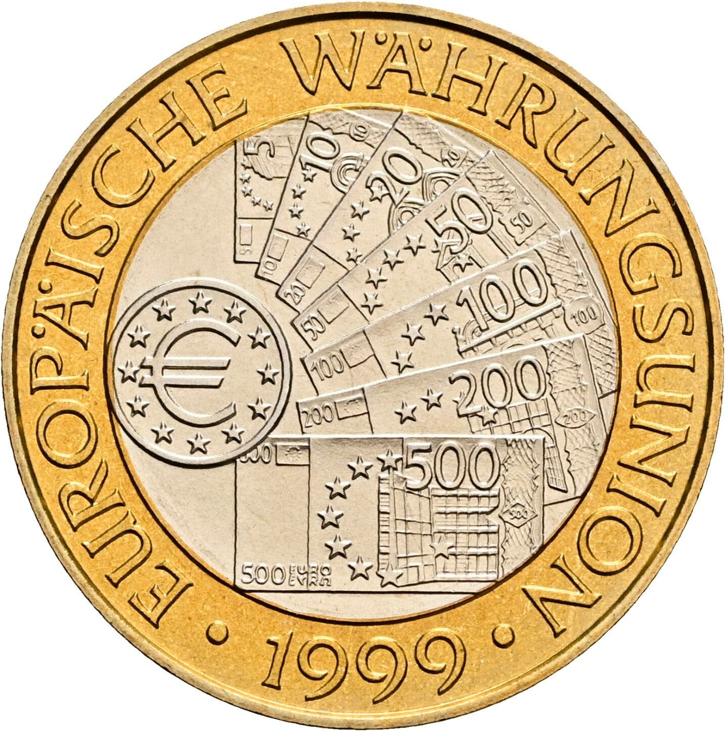 50 Schilling 1999 – Rückseite