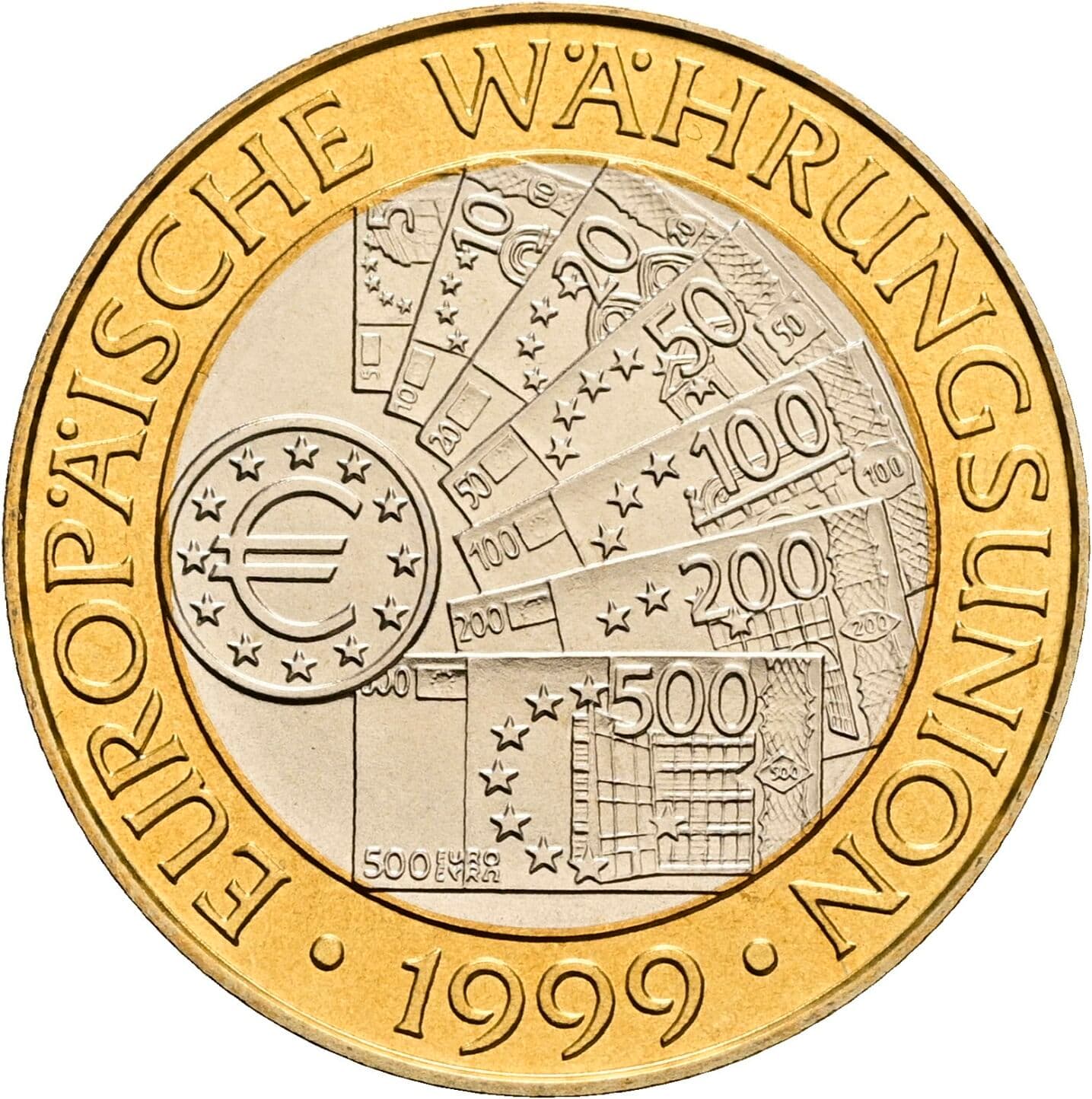 50 Schilling 1999 – Rückseite