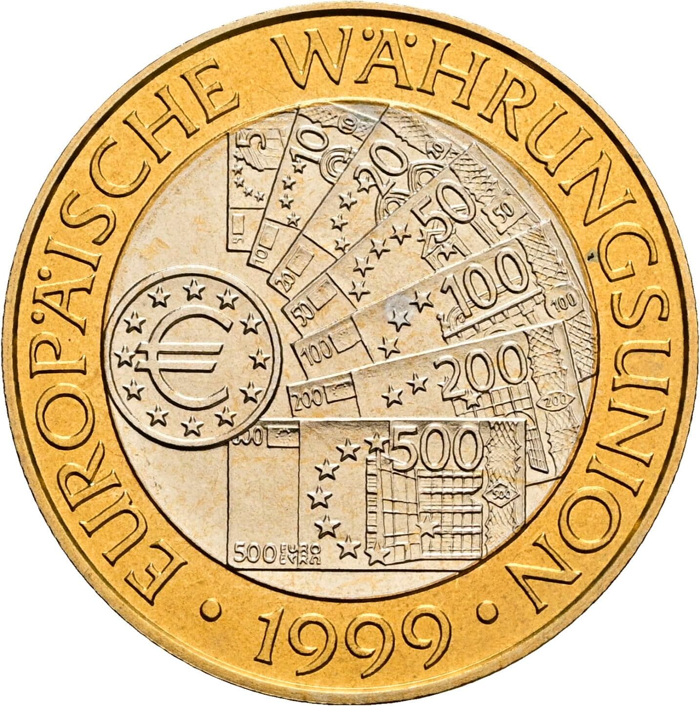 50 Schilling 1999 – Rückseite