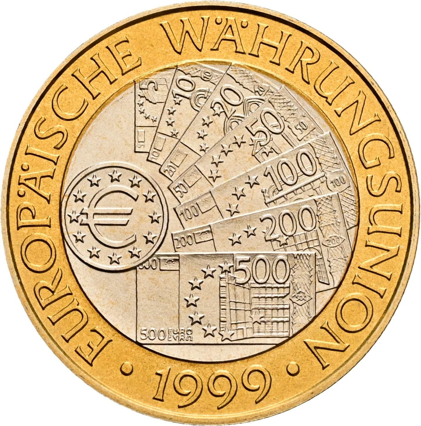 50 Schilling 1999 – Rückseite