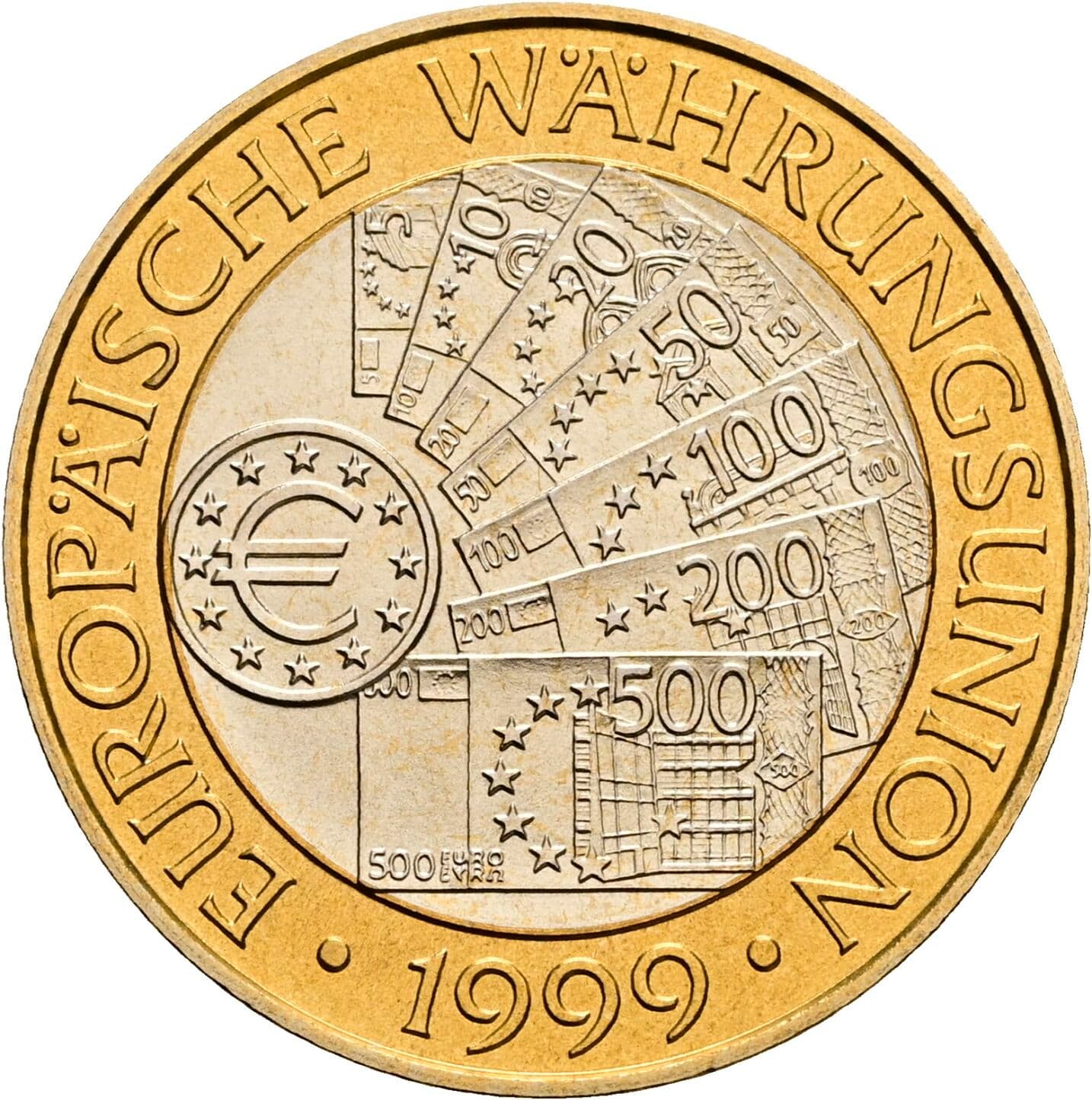 50 Schilling 1999 – Rückseite