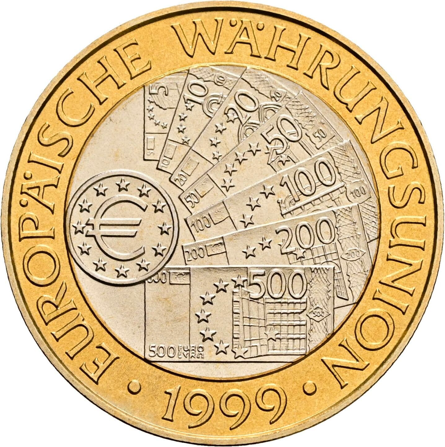 50 Schilling 1999 – Rückseite