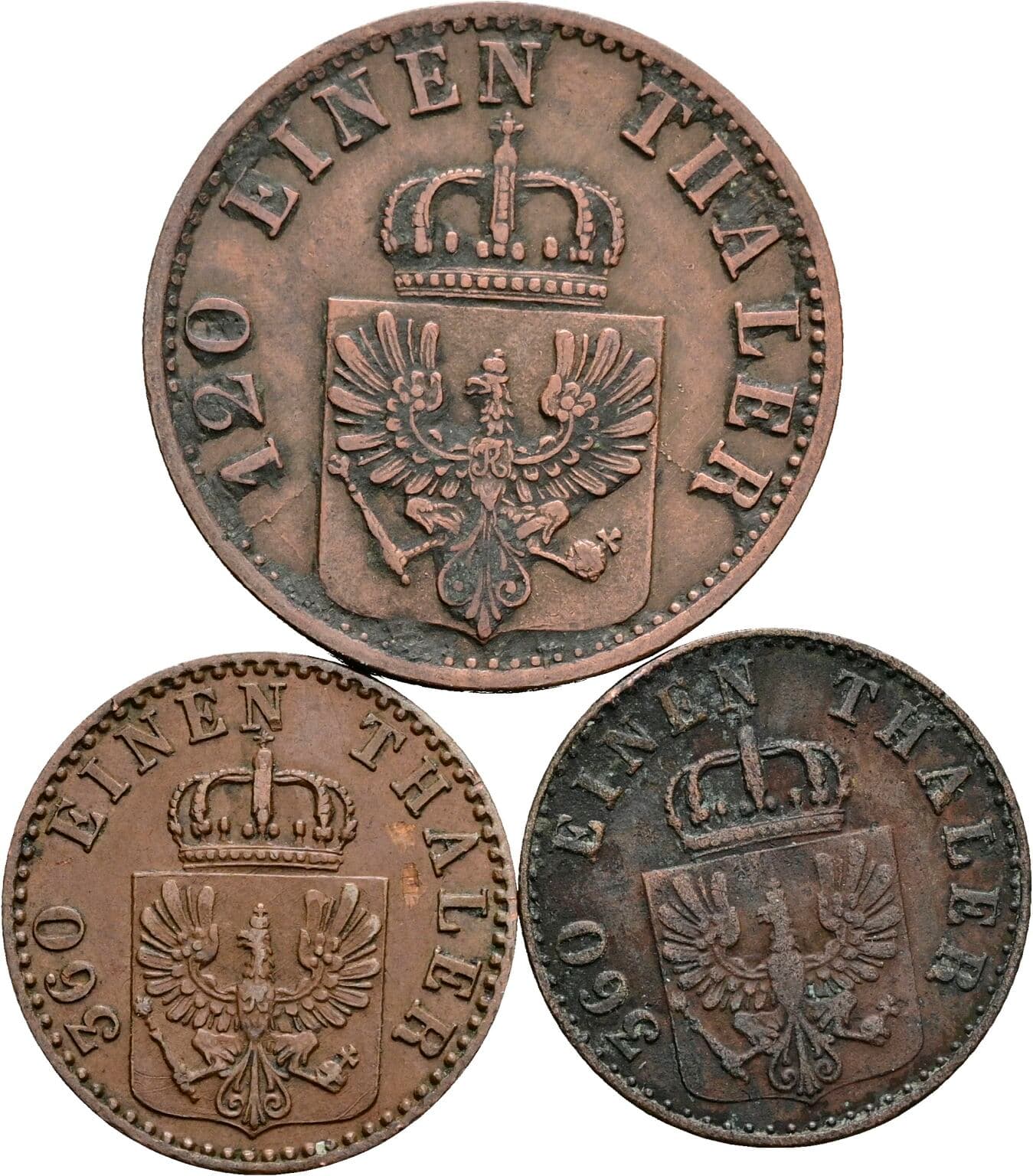 Lot 3 Stück Pfennige